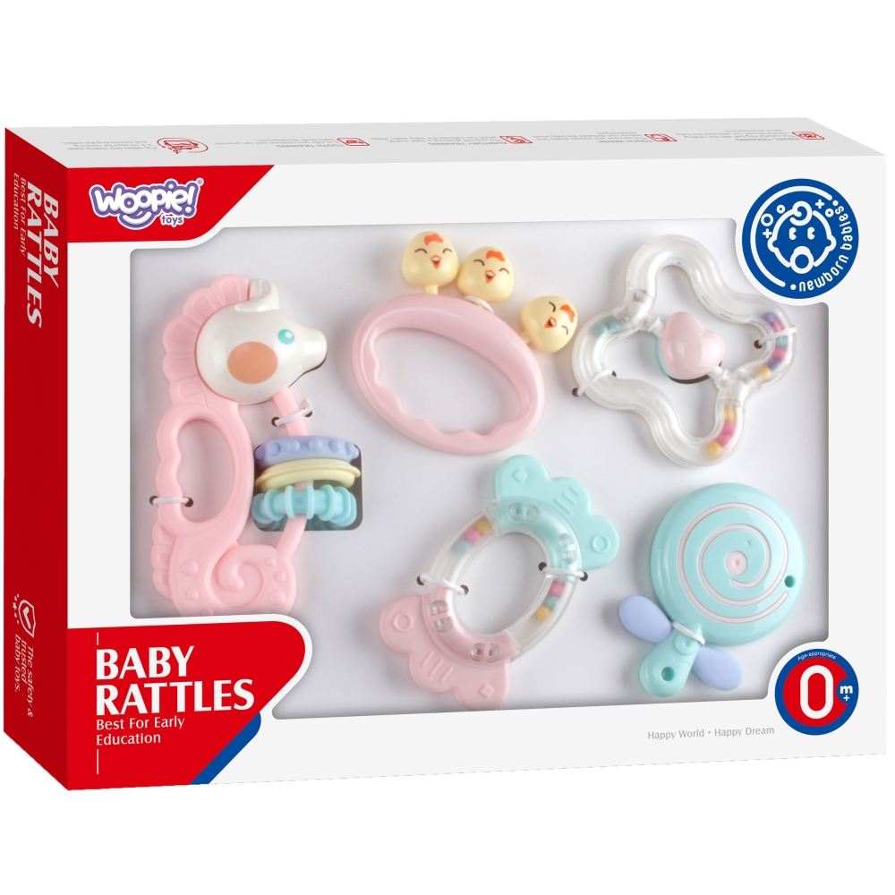 Sensorinių barškučių rinkinys WOOPIE BABY