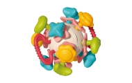 WOOPIE BABY Soft Rattle 4-in-1 Teether Sensory Toy for Babies 0m+