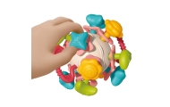Minkštas sensorinis žaislas 4-in-1 barškutis ir kramtukas WOOPIE BABY nuo 0 mėn.