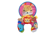 Interaktyvus edukacinis kilimėlis - pagalvėlė WOOPIE BABY RogalRattle Teether