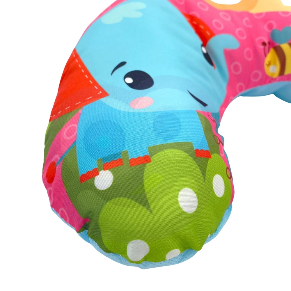 Interaktyvus edukacinis kilimėlis - pagalvėlė WOOPIE BABY RogalRattle Teether