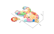 Interaktyvus edukacinis kilimėlis - pagalvėlė WOOPIE BABY RogalRattle Teether
