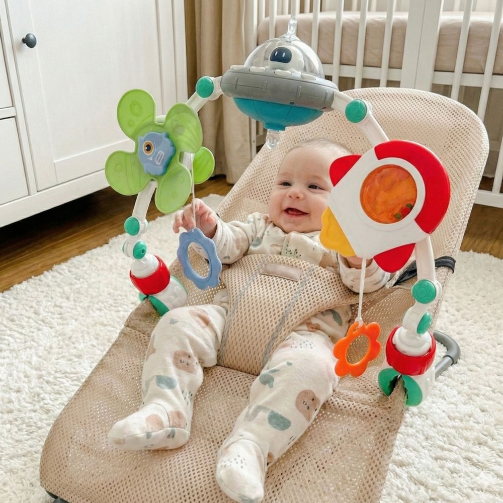 WOOPIE BABY Arkinė pakaba vaikiškam vežimėliui, automobilinei kėdutei Cosmos