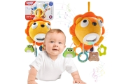 WOOPIE Baby Pluszowy Lew Maskotka Interaktywna Przytulanka Muzyczna z Zawieszkami i Gryzakami