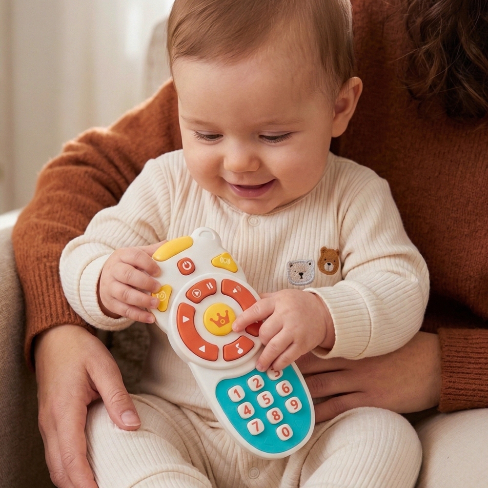 Interaktyvus nuotolinio valdymo pultas WOOPIE BABY-Žaislai, Kūdikiams, Žaislai mažyliams (iki 4 m.
