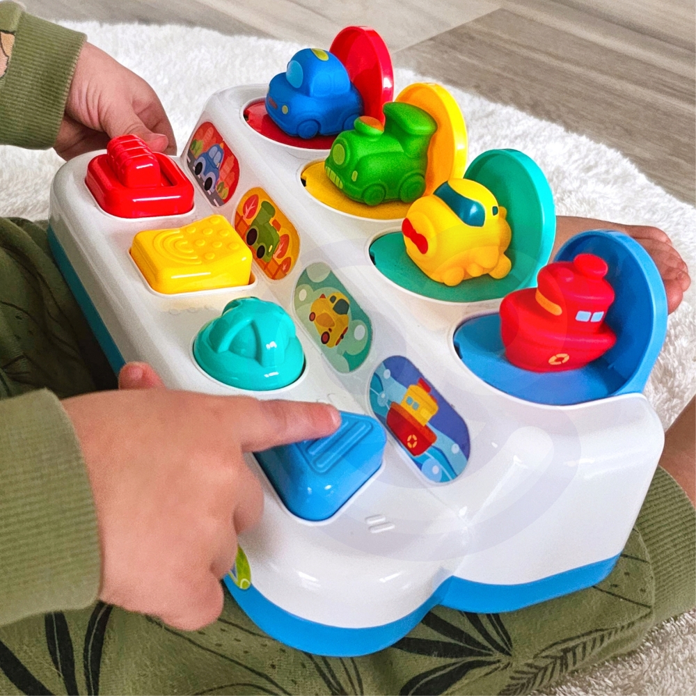 Lavinamasis žaislas WOOPIE BABY Iššokantys automobiliai-Žaislai, Kūdikiams, Žaislai mažyliams (iki 4 m.