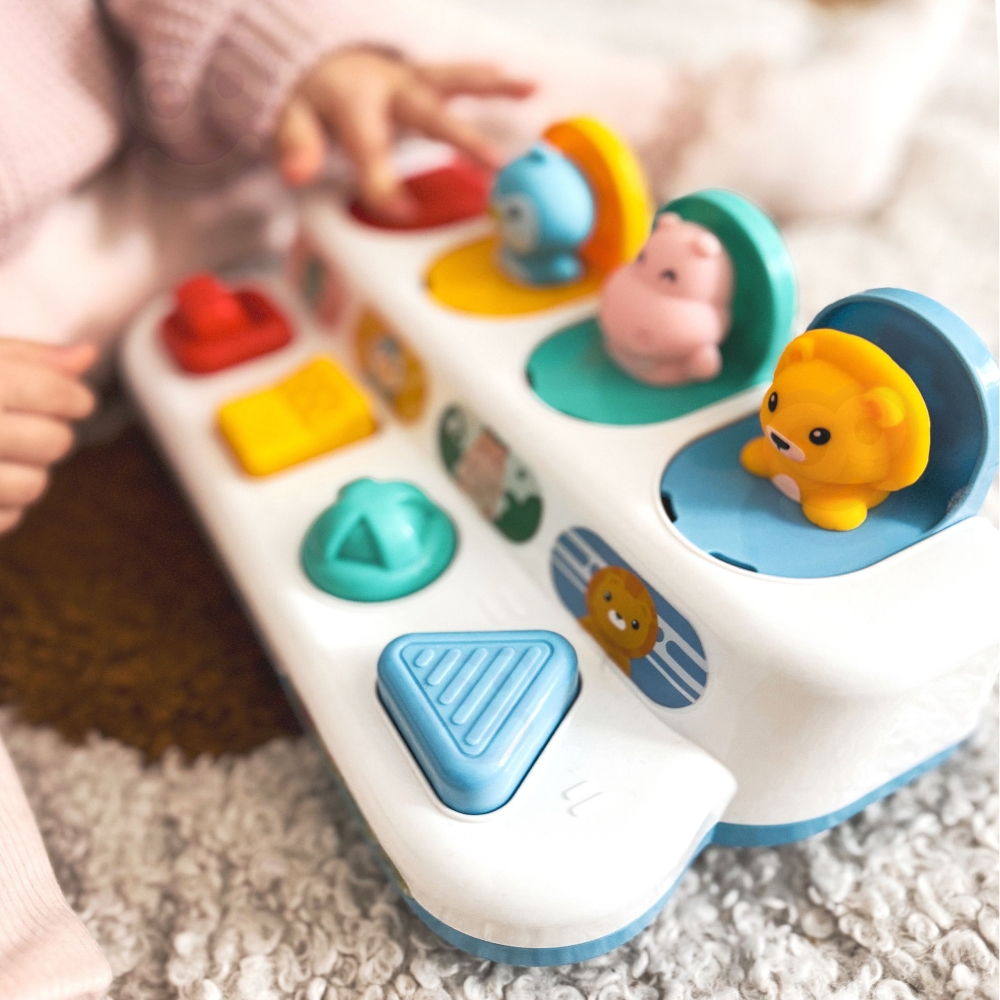 Lavinamasis žaislas WOOPIE BABY Iššokantys gyvūnėliai-Žaislai, Kūdikiams, Žaislai mažyliams (iki 4 m.