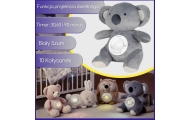 WOOPIE BABY Polar Bear Cuddly Toy with Projector and Soothing Sounds 15 Melodies