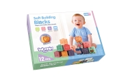 WOOPIE BABY Sensory Blocks Squeeze Puzzle Sound Learning Counting 12 pcs.					