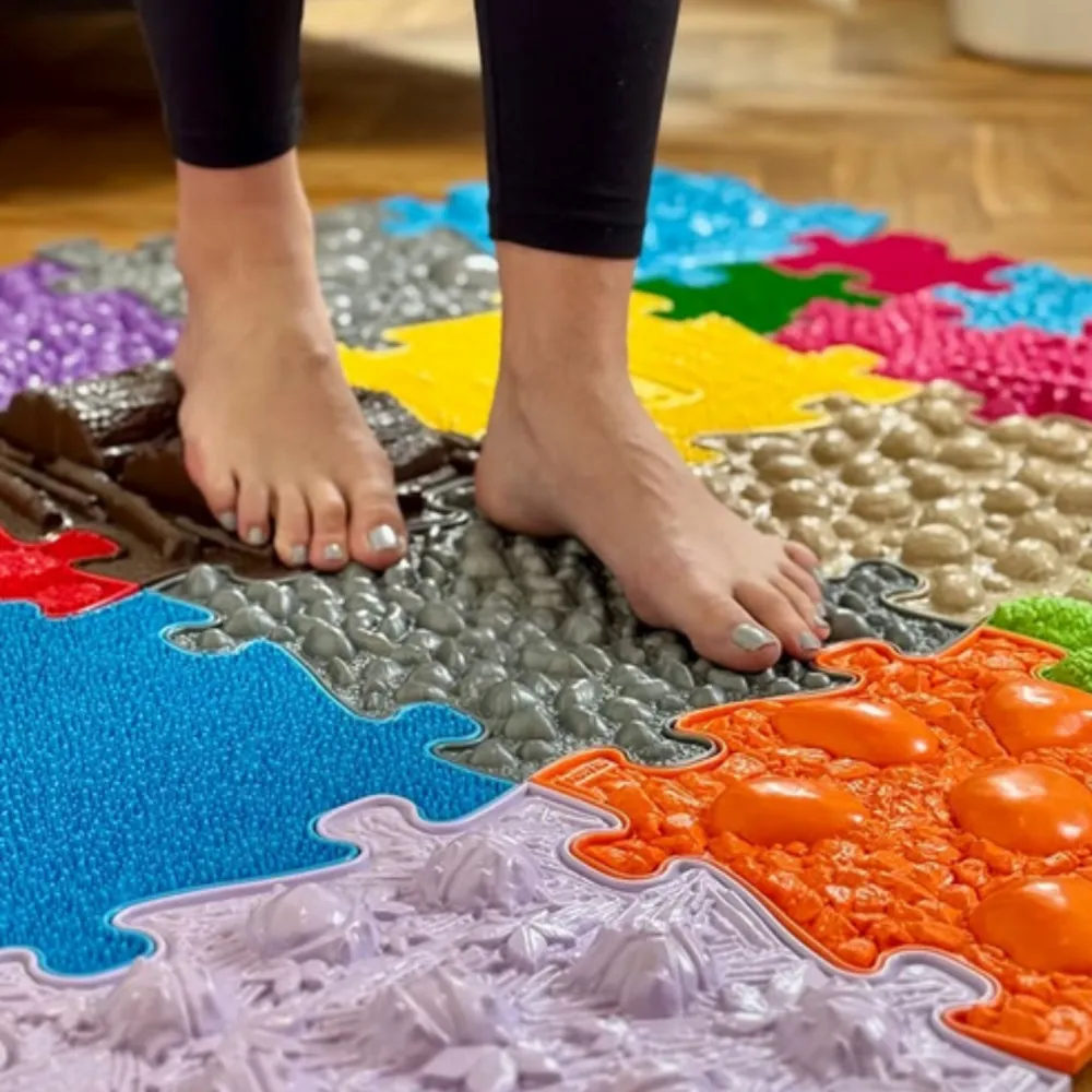 Sensorinis ortopedinis kilimėlis WOOPIE Royal Puzzle 26 el. + 4 maži-Žaislai, Kūdikiams, Lavinamieji kilimėliai, Žaidimai, sport