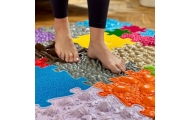 WOOPIE Mata Sensoryczna Ortopedyczna Royal Puzzle 26 el. + 4 małe