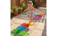 WOOPIE Mata Sensoryczna Ortopedyczna Royal Puzzle 26 el. + 4 małe