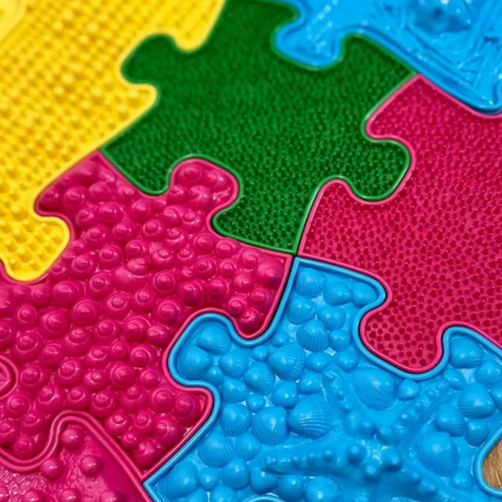 Sensorinis ortopedinis kilimėlis WOOPIE Royal Puzzle 26 el. + 4 maži-Žaislai, Kūdikiams, Lavinamieji kilimėliai, Žaidimai, sport