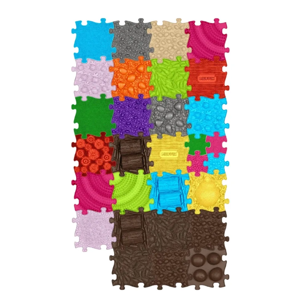 Sensorinis ortopedinis kilimėlis WOOPIE Royal Puzzle 26 el. + 4 maži-Žaislai, Kūdikiams, Lavinamieji kilimėliai, Žaidimai, sport