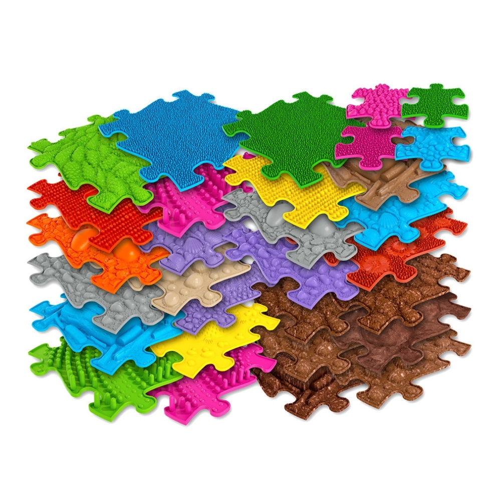 Sensorinis ortopedinis kilimėlis WOOPIE Royal Puzzle 26 el. + 4 maži-Žaislai, Kūdikiams, Lavinamieji kilimėliai, Žaidimai, sport