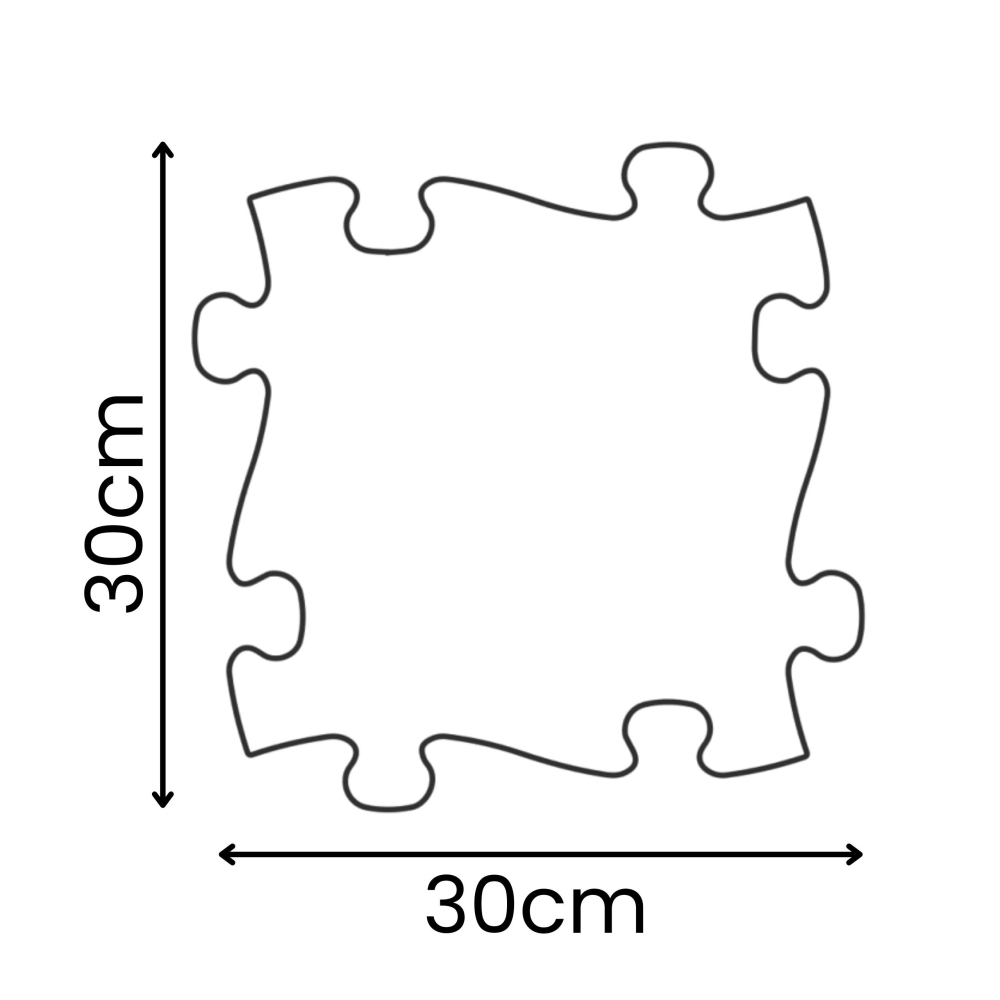 Sensorinis ortopedinis kilimėlis WOOPIE Royal Puzzle 26 el. + 4 maži-Žaislai, Kūdikiams, Lavinamieji kilimėliai, Žaidimai, sport