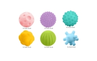 WOOPIE BABY Sensory Squeeze Blocks 6 pcs.
