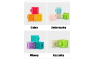 Sensorinių kaladėlių rinkinys WOOPIE BABY, skaičiavimo mokymasis, 20 vnt-Žaislai, Kūdikiams, Žaislai mažyliams (iki 4 m.