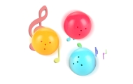 WOOPIE BABY Kulodrom Tor Kulkowy Zestaw Spirala + 3 Kulki