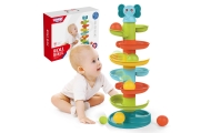 Kamuoliuko takelis Spiralė WOOPIE BABY + 3 kamuoliukai-Žaislai, Kūdikiams, Žaislai mažyliams (iki 4 m.