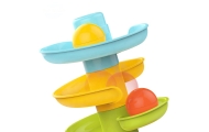Kamuoliuko takelis WOOPIE BABY Spiralinis bokštas + 3 kamuoliukai