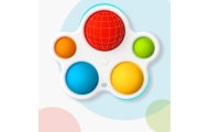 Antistresinis sensorinis žaislas-kramtukas WOOPIE BABY POP IT Montessori-Žaislai, Kūdikiams, Žaislai mažyliams (iki 4 m.
