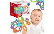 WOOPIE BABY ZABAWKA SENSORYCZNA GRZECHOTKA GRYZAK 2w1