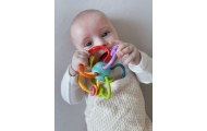Sensorinis žaislas WOOPIE BABY SPRING PLAYER 2in1-Žaislai, Kūdikiams, Barškučiai, kramtukai-e-vaikas