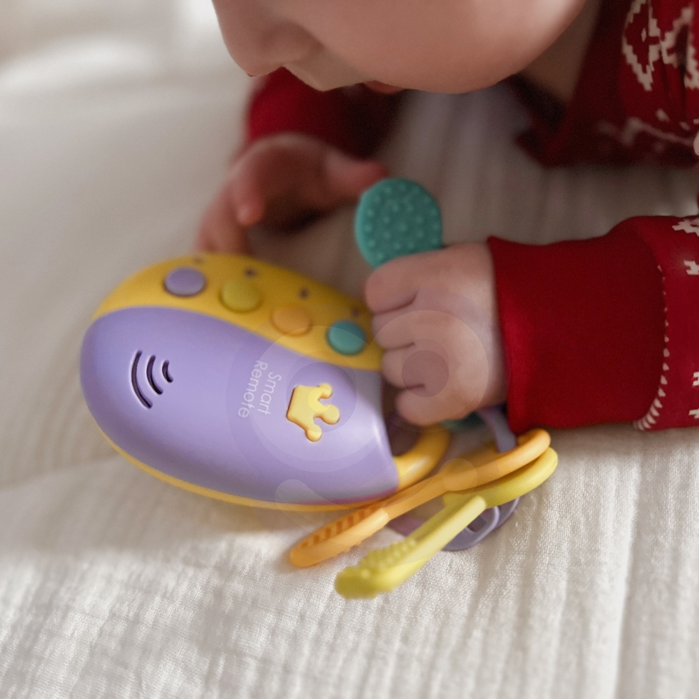 WOOPIE BABY Interactive Car Keys with Remote Control 2-in-1 Teether