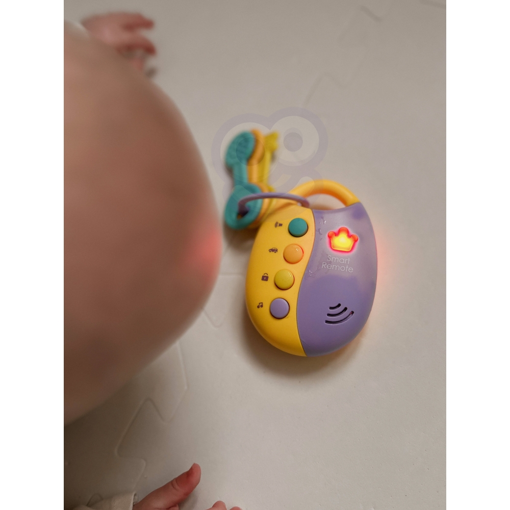 WOOPIE BABY Interactive Car Keys with Remote Control 2-in-1 Teether