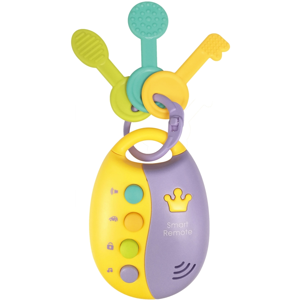 WOOPIE BABY Interactive Car Keys with Remote Control 2-in-1 Teether