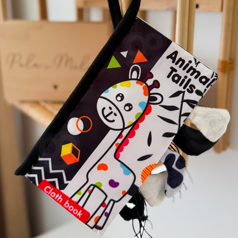 WOOPIE BABY sensorinė kontrastinė knygelė kūdikiams