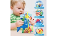 WOOPIE BABY Książeczka z Ogonkami Zwierząt Morskich Materiałowa Szeleszcząca					