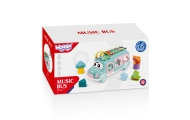 Muzikinis automobilis rūšiuoklis WOOPIE BABY su cimbolais, rožinis-Žaislai, Kūdikiams, Žaislai mažyliams (iki 4 m.
