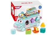 WOOPIE BABY Musical Car Sorter with Cymbals Green