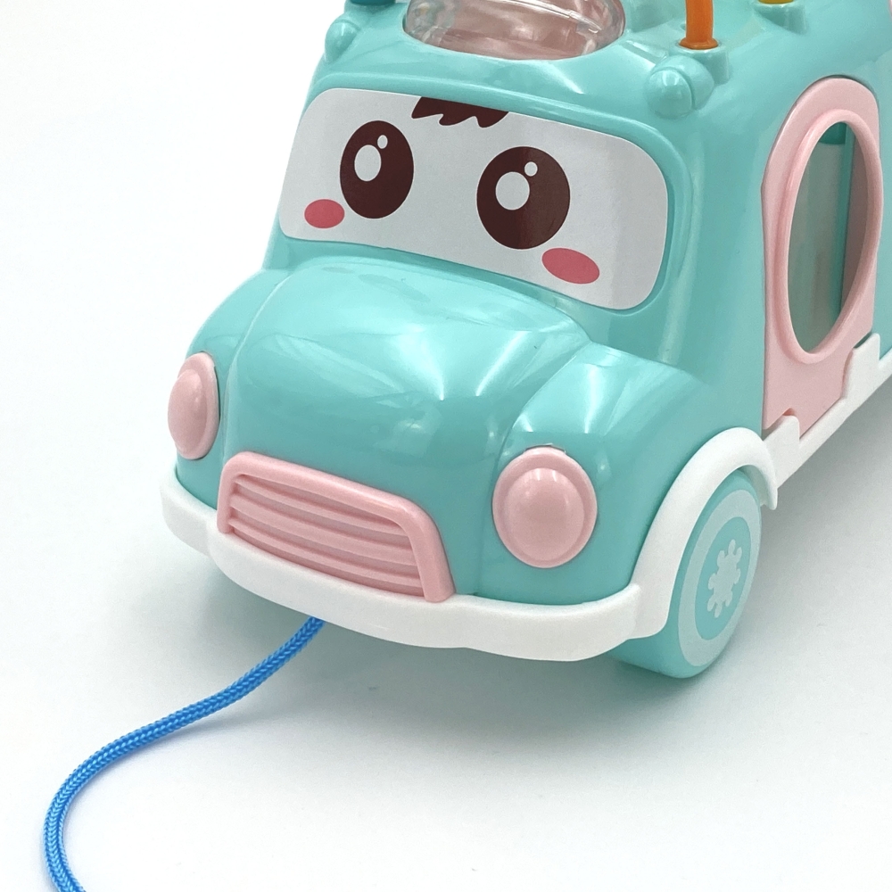 Muzikinis automobilis rūšiuoklis WOOPIE BABY su cimbolais, žalias-Žaislai, Kūdikiams, Žaislai mažyliams (iki 4 m.