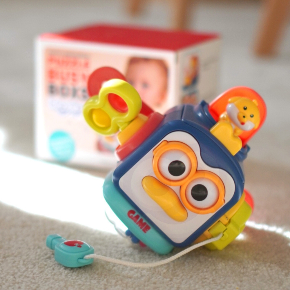 WOOPIE Pingwinek Montessori Piłka Sensoryczna 6w1 