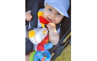 WOOPIE BABY Minkštas pakabukas spiralė vaikiškam vežimėliui Cot Cot Dog Švietimo