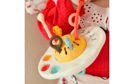 Jutiminis daugiafunkcinis žaislas-kramtukas-barškutis WOOPIE BABY Montessori UFO-Žaislai, Kūdikiams, Barškučiai, kramtukai-e-vai