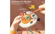 WOOPIE BABY Montessori Sensory Toy Teether Rattle Multifunctional UFO
