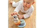 WOOPIE BABY Koala 2-in-1 Educational Pyramid Teether Set