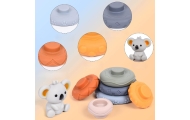 WOOPIE BABY Koala 2-in-1 Educational Pyramid Teether Set