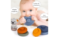 WOOPIE BABY Koala 2-in-1 Educational Pyramid Teether Set