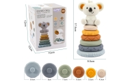 WOOPIE BABY Koala 2-in-1 Educational Pyramid Teether Set