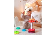 Mokomasis piramidės susuktas bokštas WOOPIE BABY