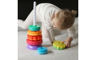 WOOPIE BABY Educational Pyramid Twisted Animal Tower