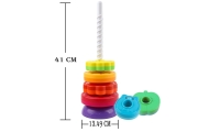 WOOPIE BABY Educational Pyramid Twisted Animal Tower