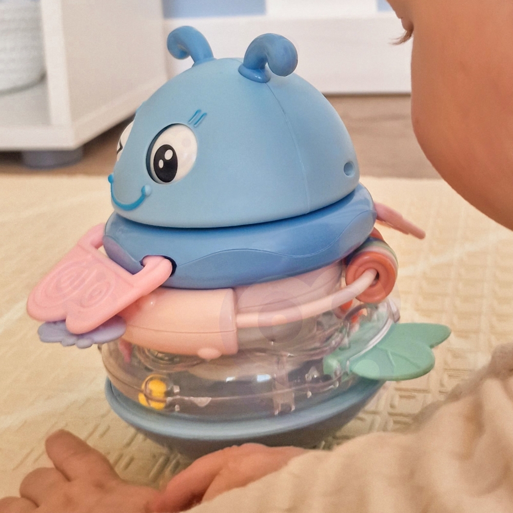 WOOPIE Baby Wanka Stand Up Sensory Toy 2 in 1 Rattle Teether