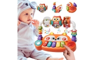 WOOPIE BABY Interactive Educational Piano Sensory Fox LED Rattles