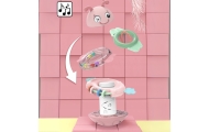 Sensorinis žaislas WOOPIE Baby Wanka 2-in-1 – barškutis ir kramtukas, rožinis-Žaislai, Kūdikiams, Žaislai mažyliams (iki 4 m.